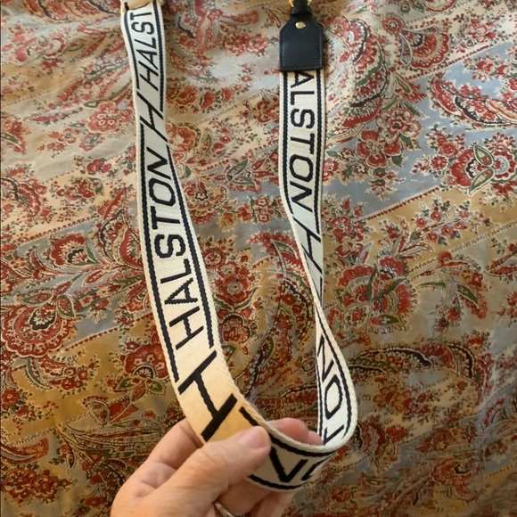 Halston Heritage Black and Tan Crossbody Bag - Picture 2 of 7